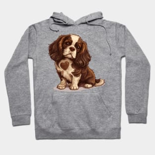 Valentine Cavalier King Charles Spaniel Shaped Chocolate Hoodie